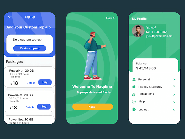 Cover image for 💳 Naqdina – Smart Top-Up & Balance Manager