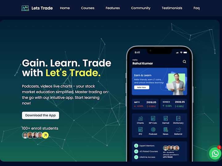 Cover image for Lets Trade App Development