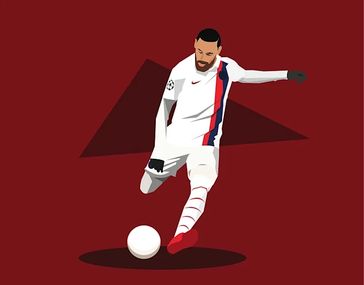 Cover image for Football Players Illustrations
