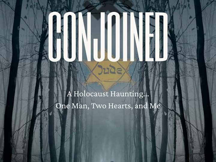 Cover image for Book Design - Conjoined: a Holocaust Haunting by Karen Kaplan