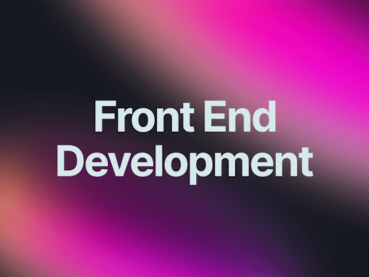 Cover image for Frontend Development