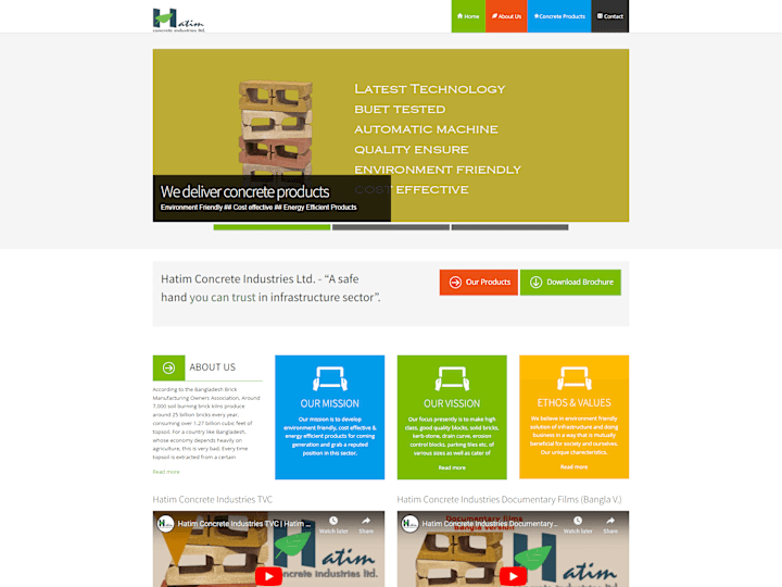 Cover image for Concrete Business Website