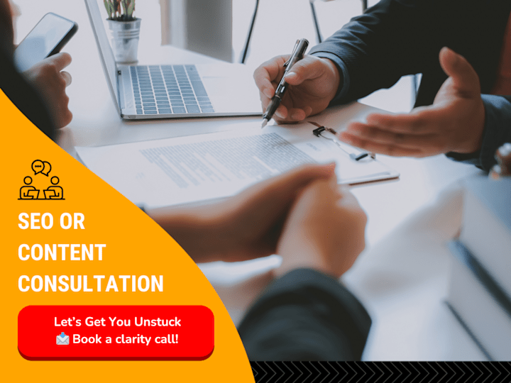 Cover image for Strategy Consultation for SEO & Content