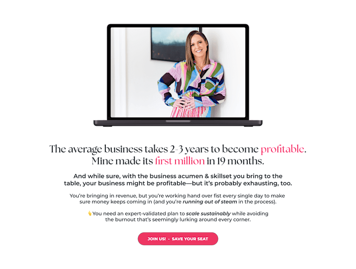 Cover image for Landing Page Design for Build Grow Scale Accelerator