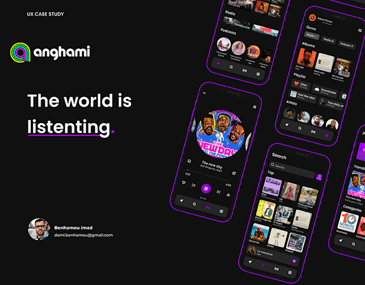 Cover image for Anghami Podcast Design 