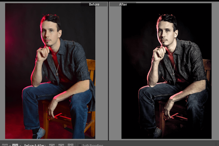 Cover image for Studio Shoot Before and After