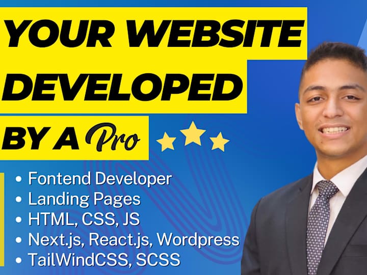 Cover image for 🚀 I will develop you a stunning modern website 🚀 