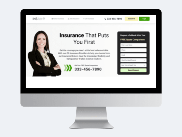 Cover image for Insurance Broker Website