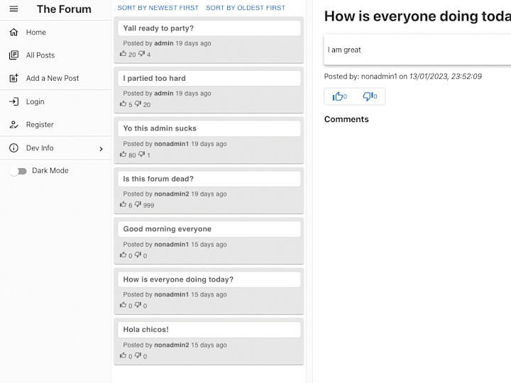 Cover image for The Forum - Discussion Board