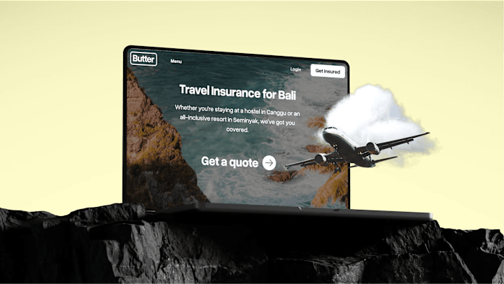 Cover image for Butter Insurance | Bali Webflow Page