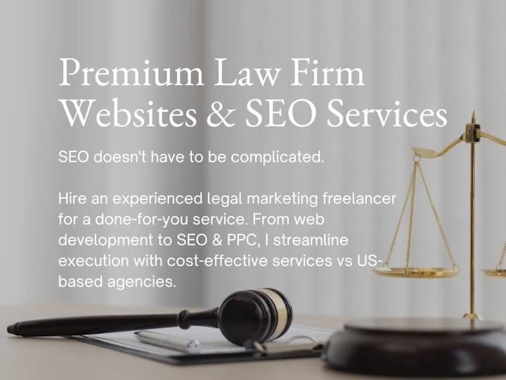 Cover image for You will get an SEO website developed for attorneys & law firms