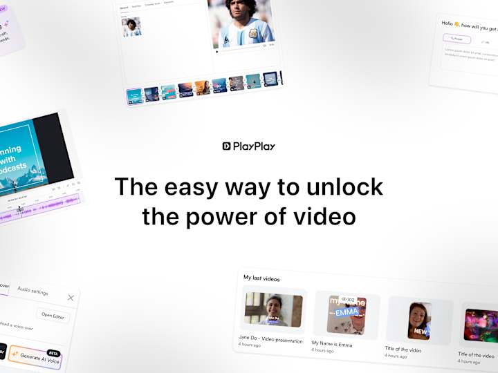 Cover image for [Web App Design] Using AI to create videos in seconds—not hours.