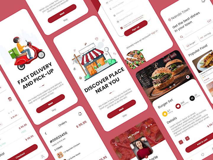 Cover image for Food Delivery APP UI design