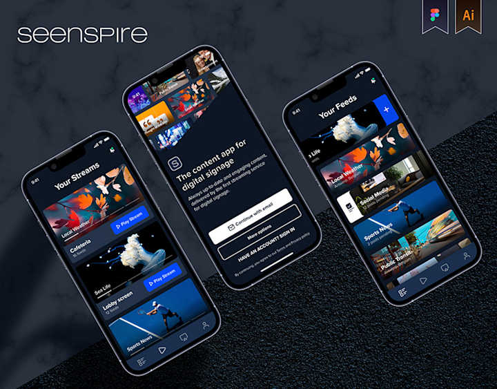 Cover image for Seenspire Mobile App Case Study on Behance