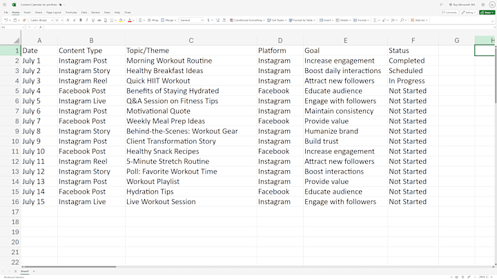 Cover image for Strategic Content Calendar for Social Media Influencers