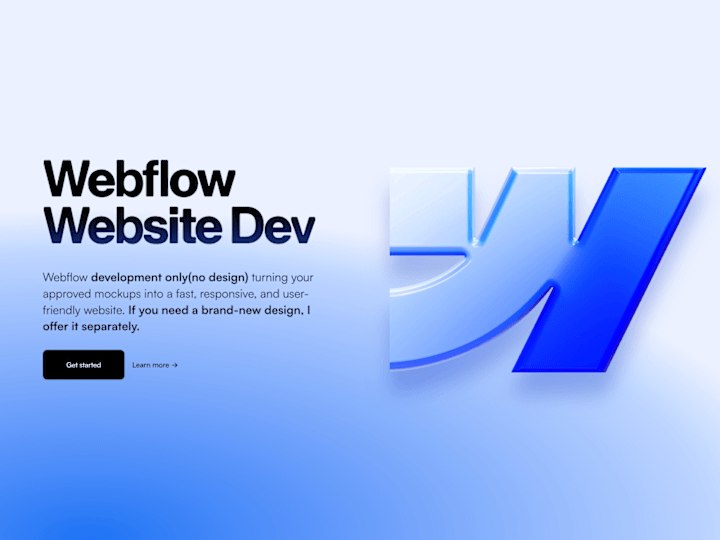 Cover image for I will develop your webflow website