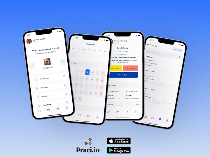 Cover image for Praci.io Mobile App