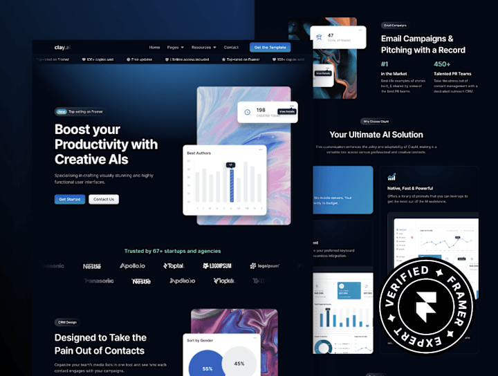 Cover image for Framer Landing Page Development ✨