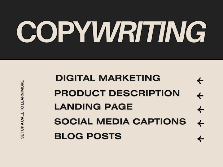 Cover image for Copywriting Services