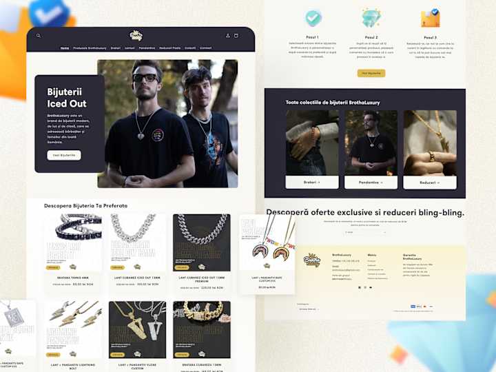 Cover image for 💎 BrothaLuxury - eCommerce Website Design (UI/UX)