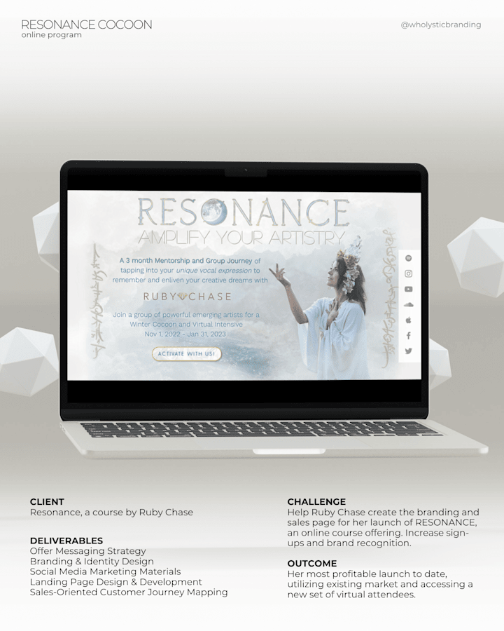 Cover image for Resonance Cocoon: an group journey by Ruby Chase