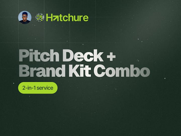 Cover image for Pitch Deck + Brand Kit Combo