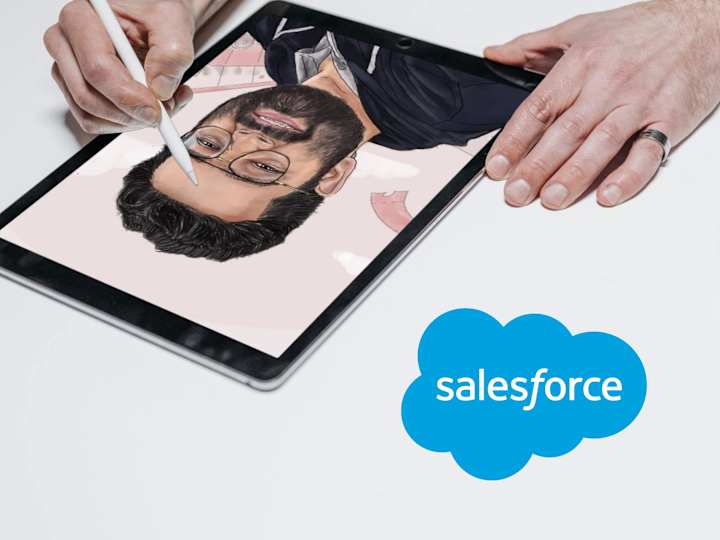 Cover image for Salesforce Leadership Portrait Illustrations