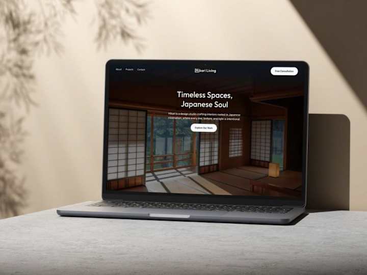 Cover image for Hikari Living Concept Landing Page