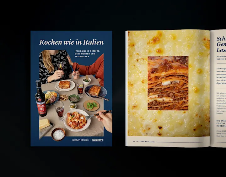 Cover image for Kochen wie in Italien / Editorial Design