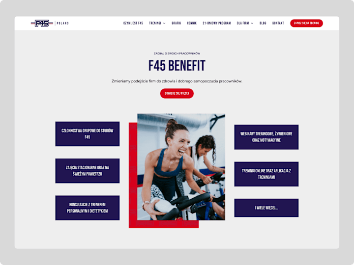 Cover image for F45 Poland Website