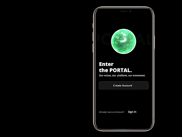 Cover image for  PORTAL App UI