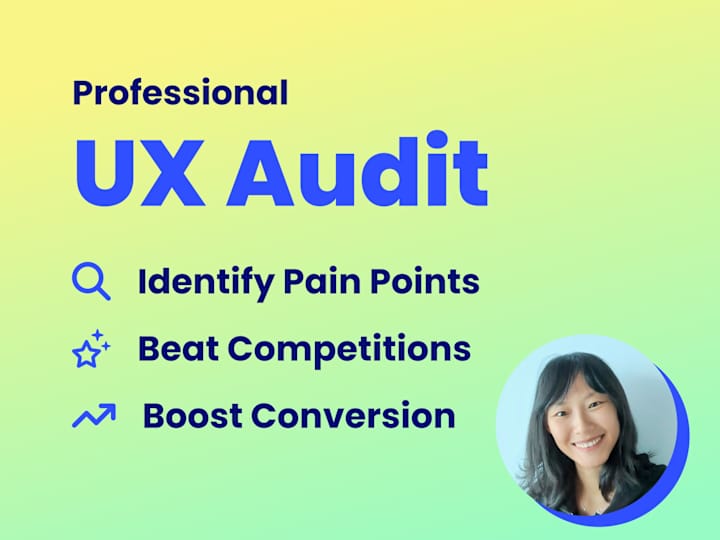 Cover image for UX Audit for your website or app
