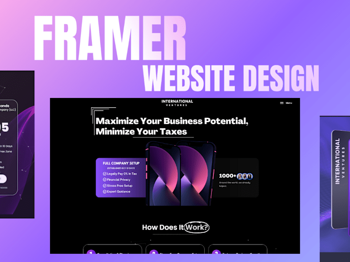 Cover image for Custom Framer Website – Modern, Fast & Conversion-Focused