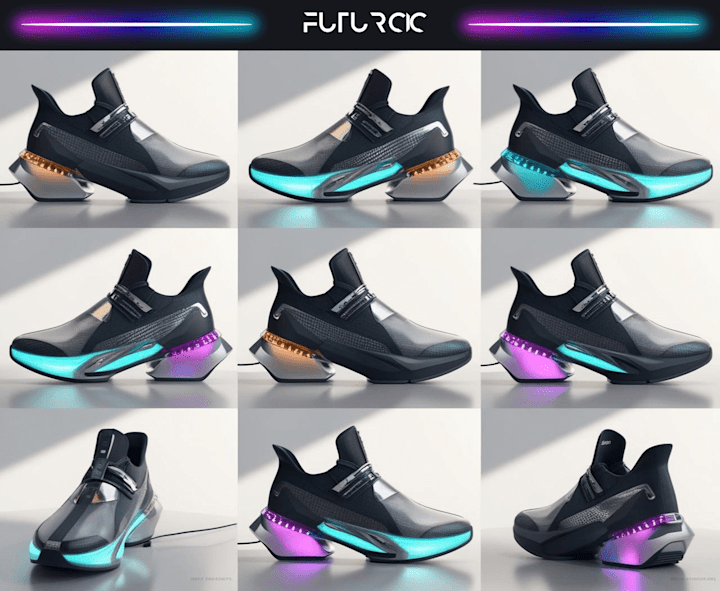 Cover image for Futuristic Shoe Design Concept – Innovation Meets 