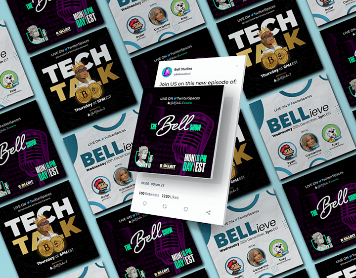 Cover image for Promo graphics and posters.