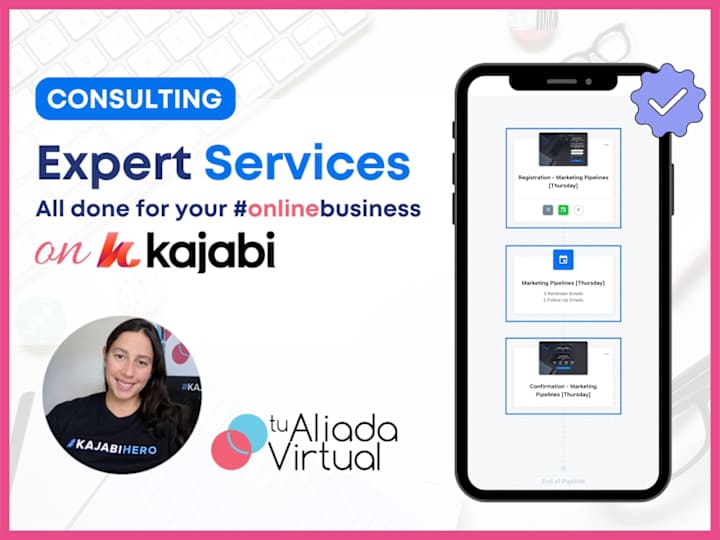 Cover image for Consulting Expert Services in Kajabi