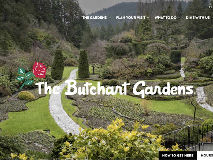 Cover image for The Butchart Gardens - WordPress website development