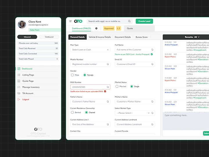 Cover image for Lead Management System (UI/UX Redesign)