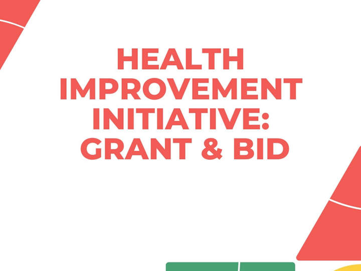 Cover image for Health Improvement Initiative: Grant & Bid