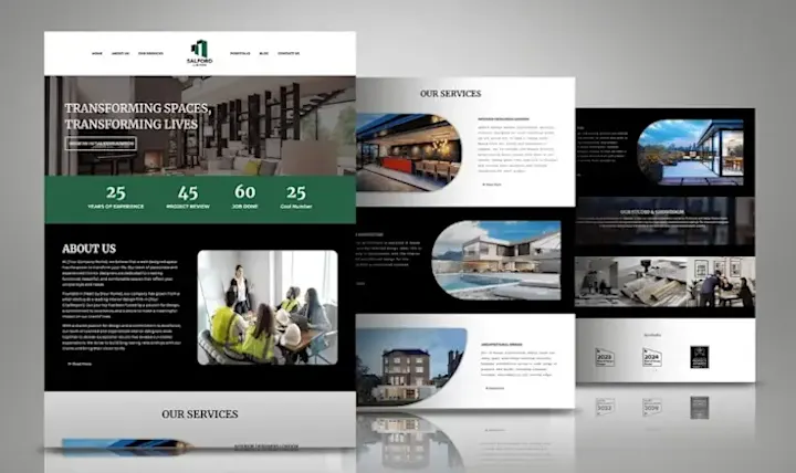 Cover image for Derra Interior Service- Website Design