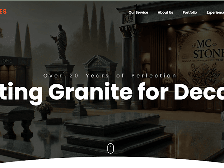 Cover image for Responsive Website for a Granite Carving Masterpiece"