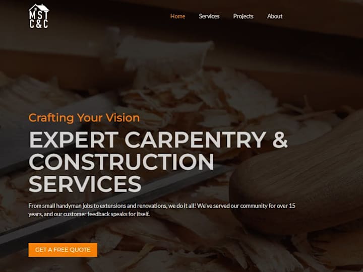 Cover image for MST Carpentry and Construction