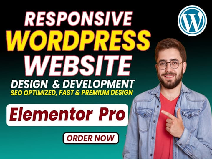 Cover image for Professional WordPress Website Design with Elementor Pro & Astra