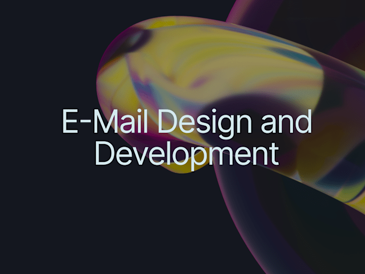 Cover image for E-Mail Design and Development