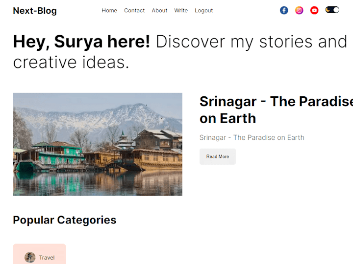 Cover image for Blog App