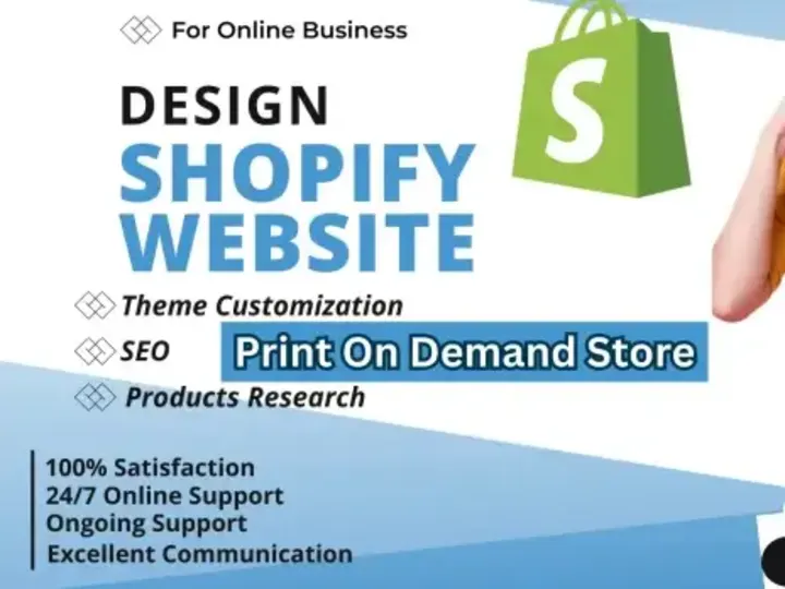 Cover image for I will design or redesign Shopify store, Drop shipping Expert