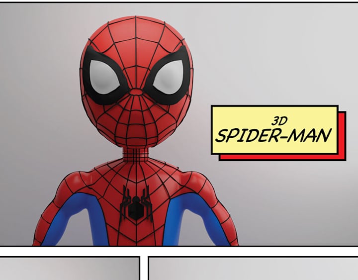 Cover image for 3D Modeled Spider-Man :: Behance