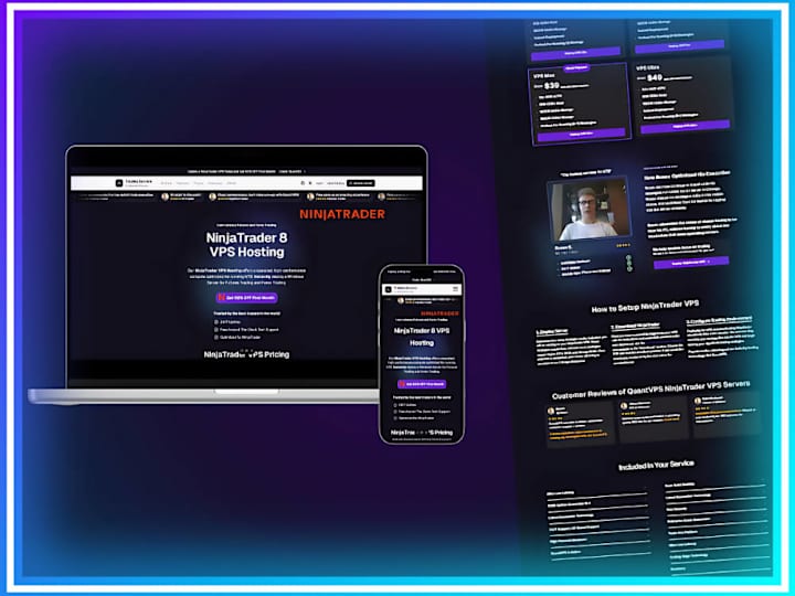 Cover image for NinjaTrader 8 - Brand Website