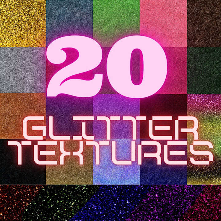 Cover image for 20 Glitter Textures 2 — Holistic Fox Studio