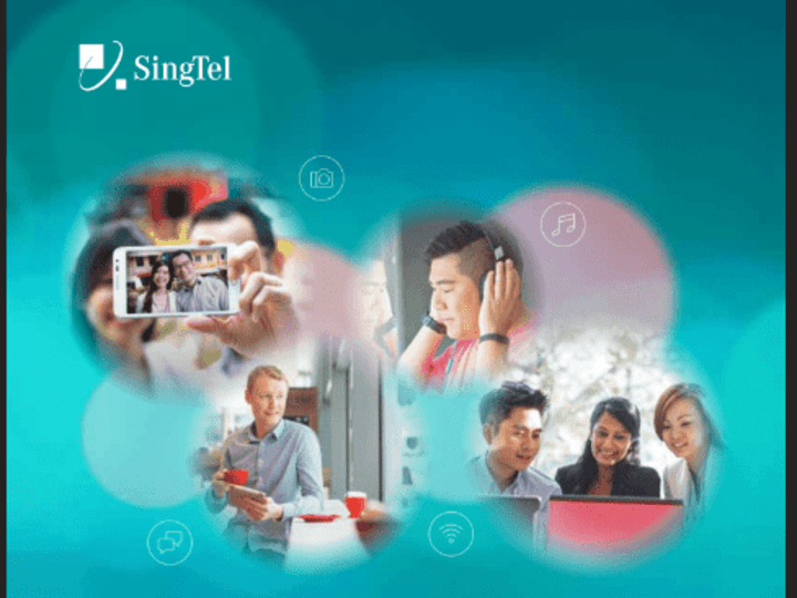 Cover image for Proofreading SingTel Annual Report